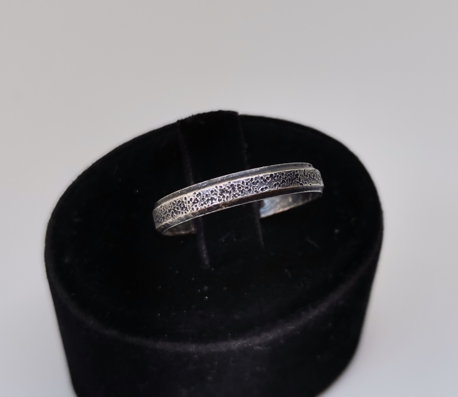 ANTİKA GÜMÜŞ ALYANS YÜZÜK