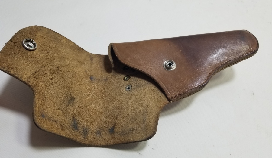 OSMANLI DÖNEMİ DERİ SUBAY TABANCA KILIFI