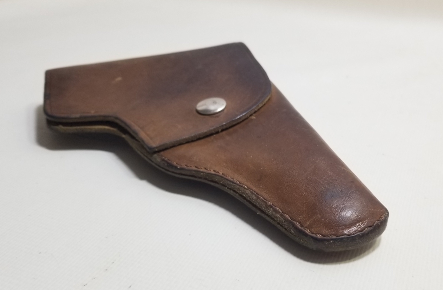 OSMANLI DÖNEMİ DERİ SUBAY TABANCA KILIFI