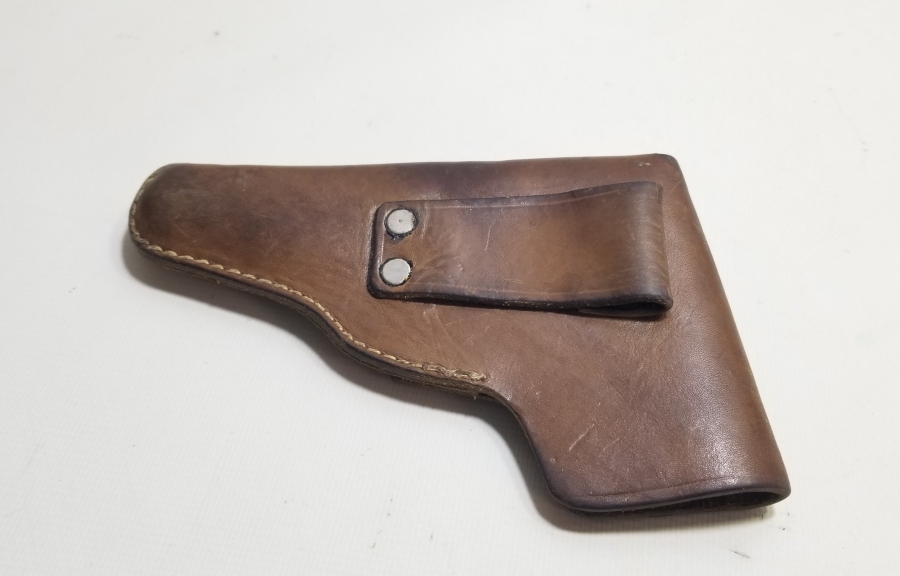 OSMANLI DÖNEMİ DERİ SUBAY TABANCA KILIFI