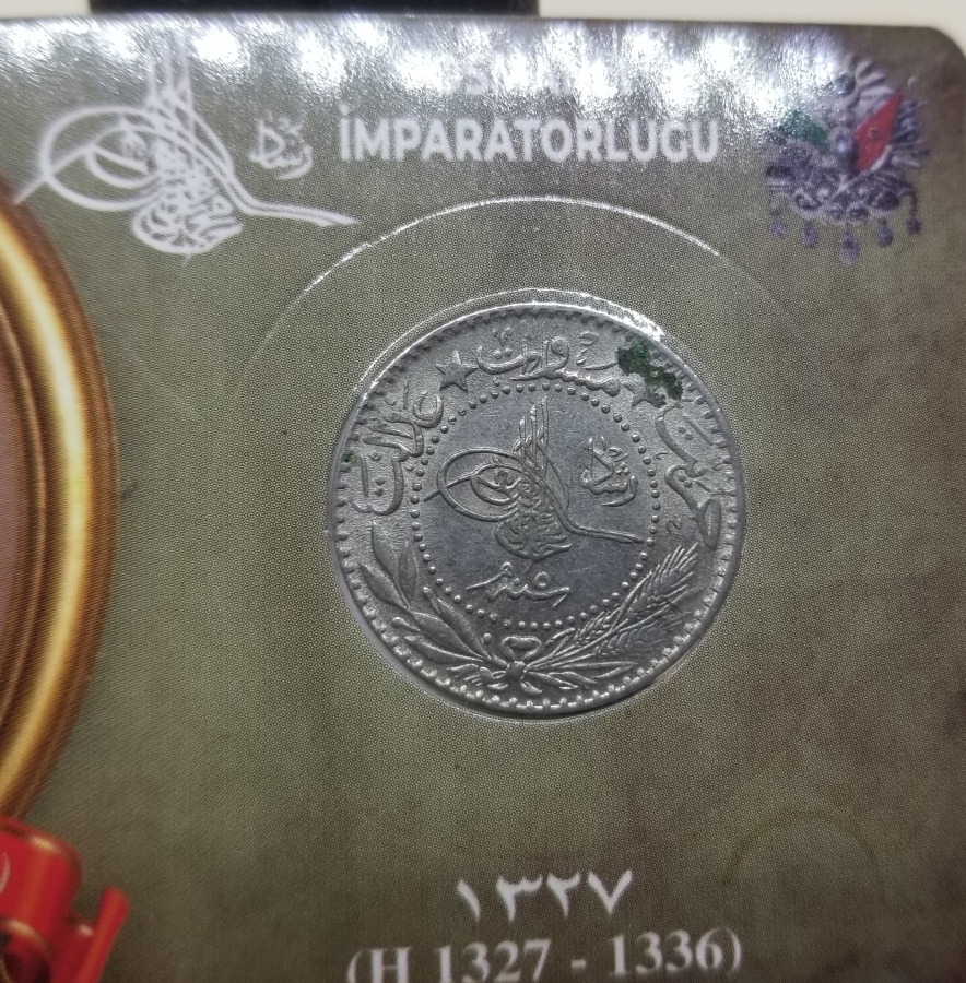 MEHMED REŞAD HAN DÖNEMİ KAPAMASINDA NİKEL 20 PARA