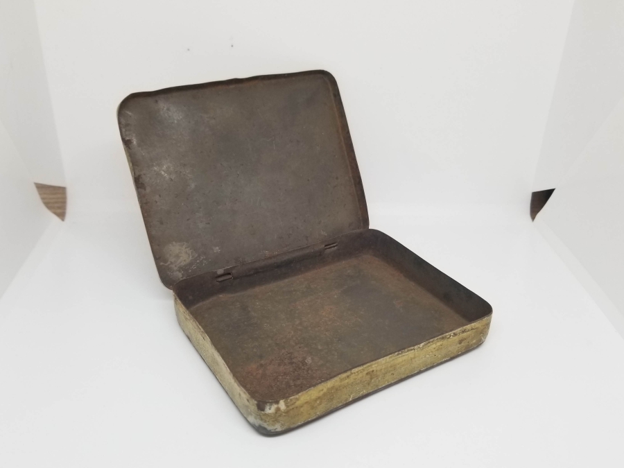 OSMANLI DÖNEMİ ÜZERİ OSMANLICA YAZILI SİGARA TABAKASI