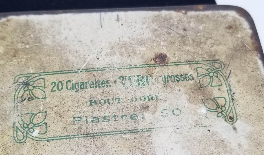 OSMANLI DÖNEMİ ÜZERİ OSMANLICA YAZILI SİGARA TABAKASI