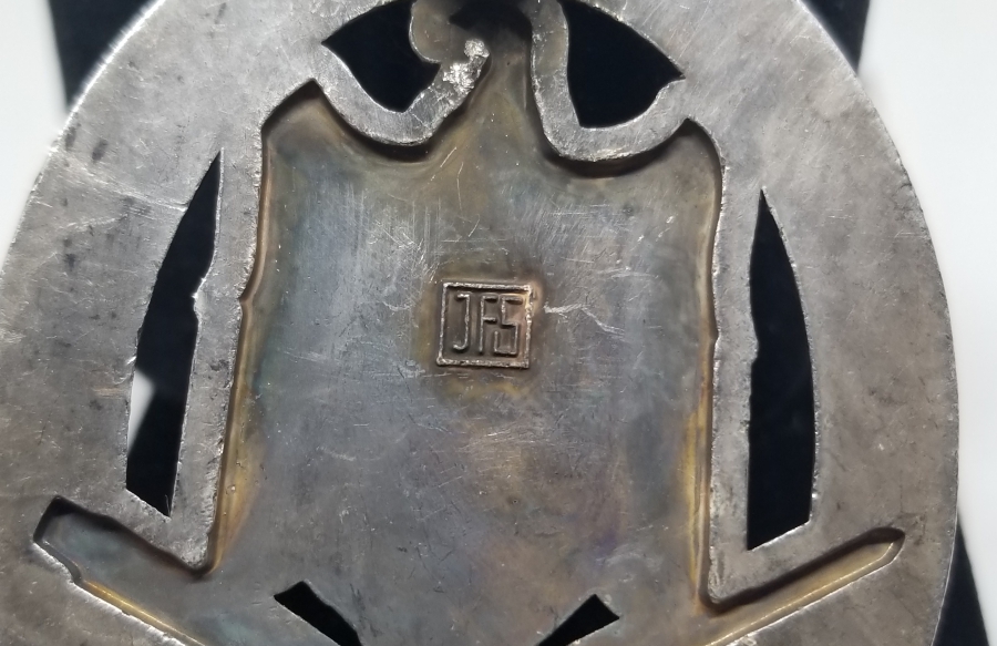 2. DÜNYA SAVAŞI DÖNEMİ NADİR NAZİ SUBAY ROZETİ - BRÖVESİ