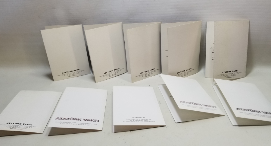 ATATÜRK VAKFI TARAFINDAN VERİLMİŞ ATATÜRK KARTPOSTALLARI LOTU