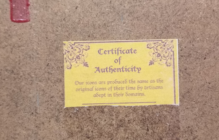 AVRUPA YAPIMI DEKORATİF İKONA