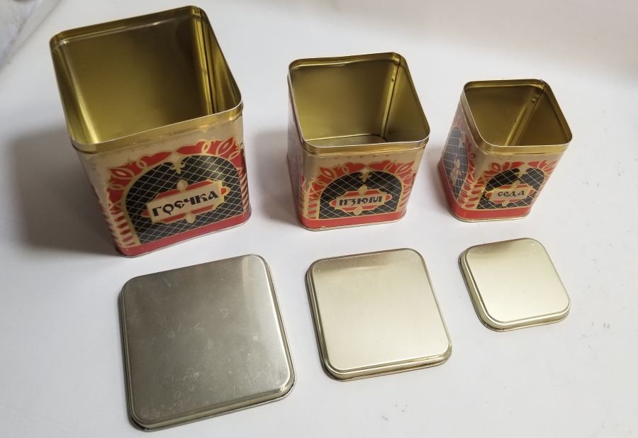 ÜÇ ADET ANTİKA RUS ÇAY KUTUSU