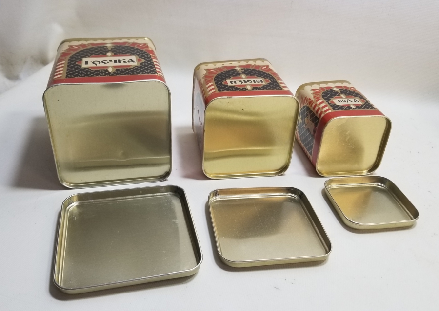 ÜÇ ADET ANTİKA RUS ÇAY KUTUSU