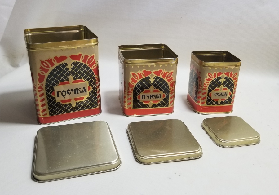 ÜÇ ADET ANTİKA RUS ÇAY KUTUSU