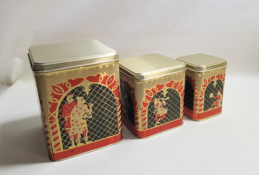 ÜÇ ADET ANTİKA RUS ÇAY KUTUSU