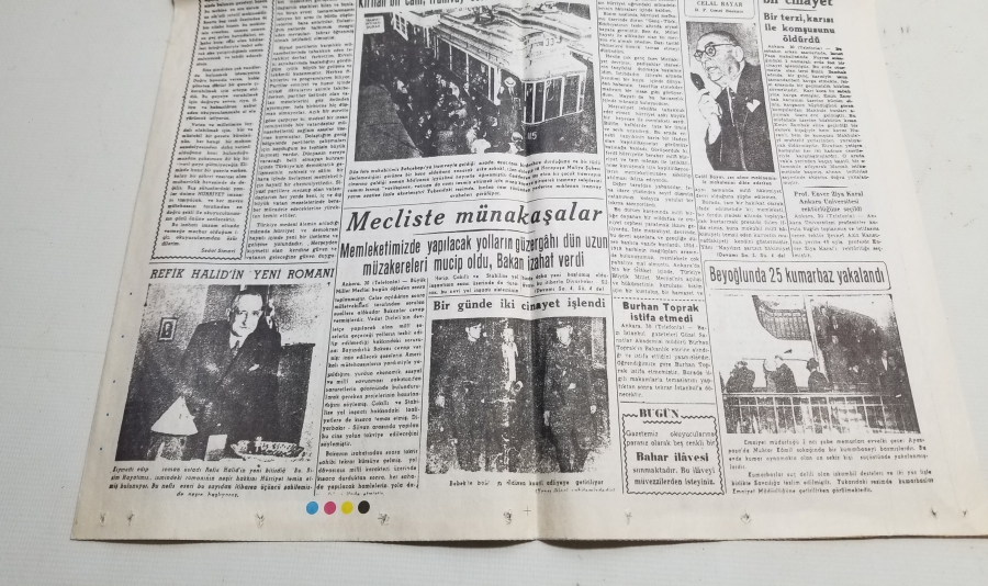 FİLİSTİN KONULU 1948 TARİHLİ HÜRRİYET GAZETESİ