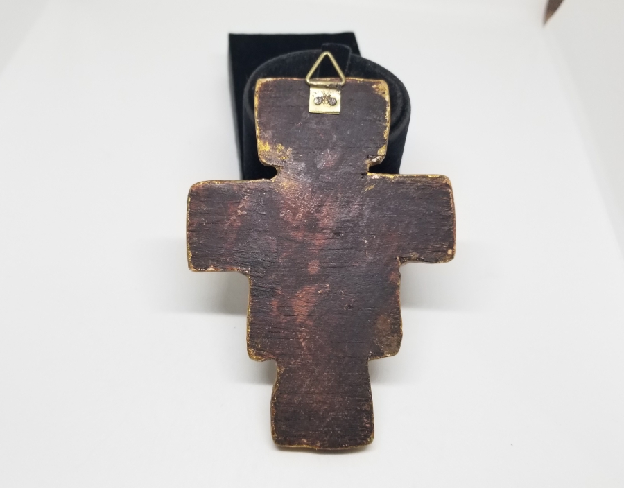 HZ İSA GÖRSELLİ EL YAPIMI ANTİKA İKONA