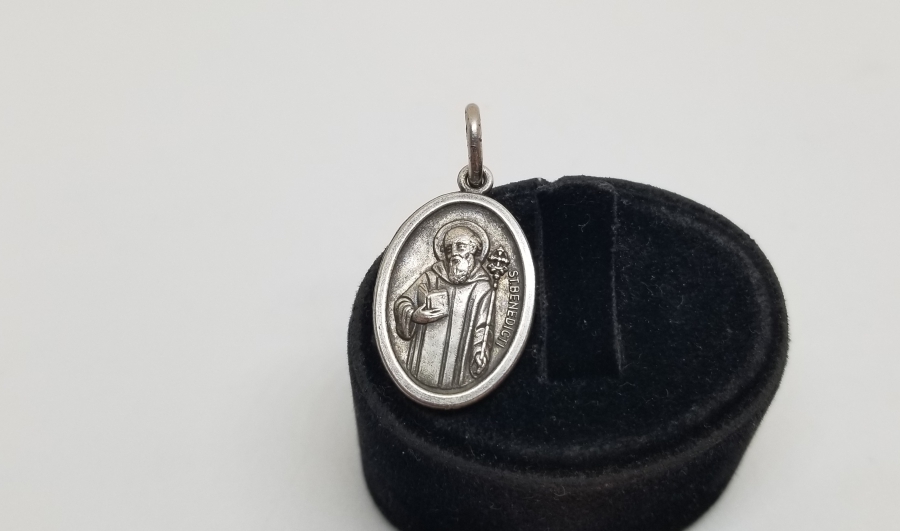 ANTİKA GÜMÜŞ VAFTİZ KOLYESİ