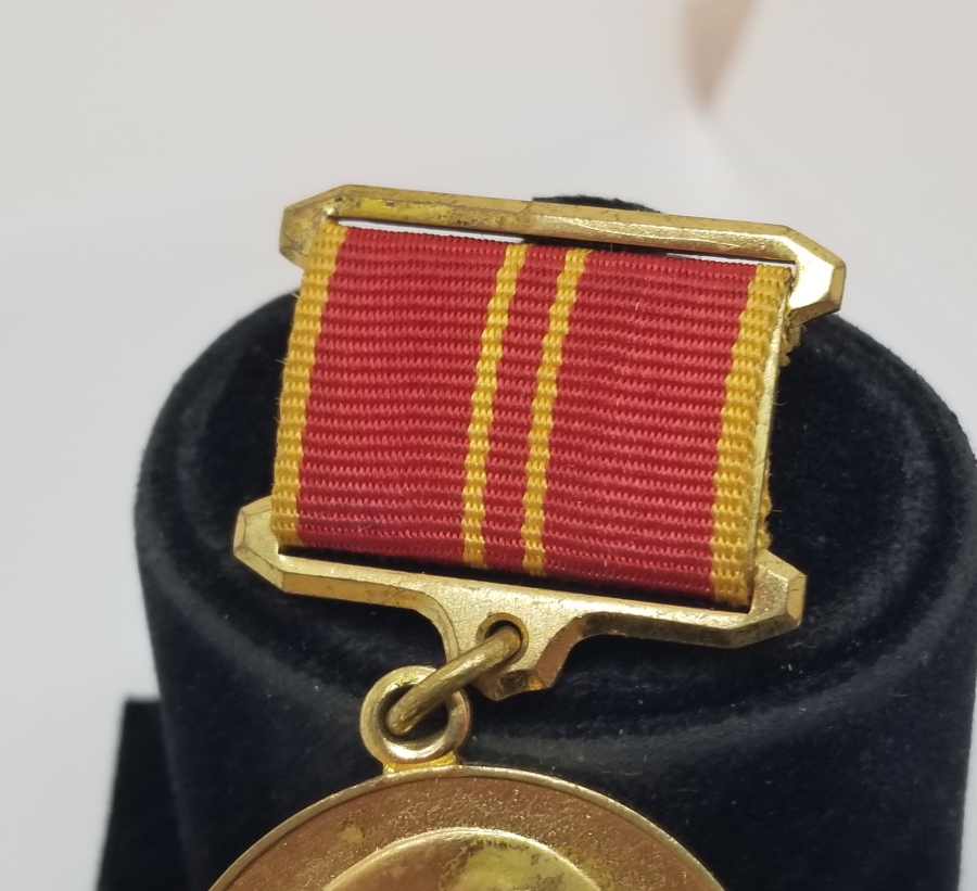 ORİJİNAL SERTİFİKASIYLA ALTIN KAPLAMA ANTİKA RUS MADALYA