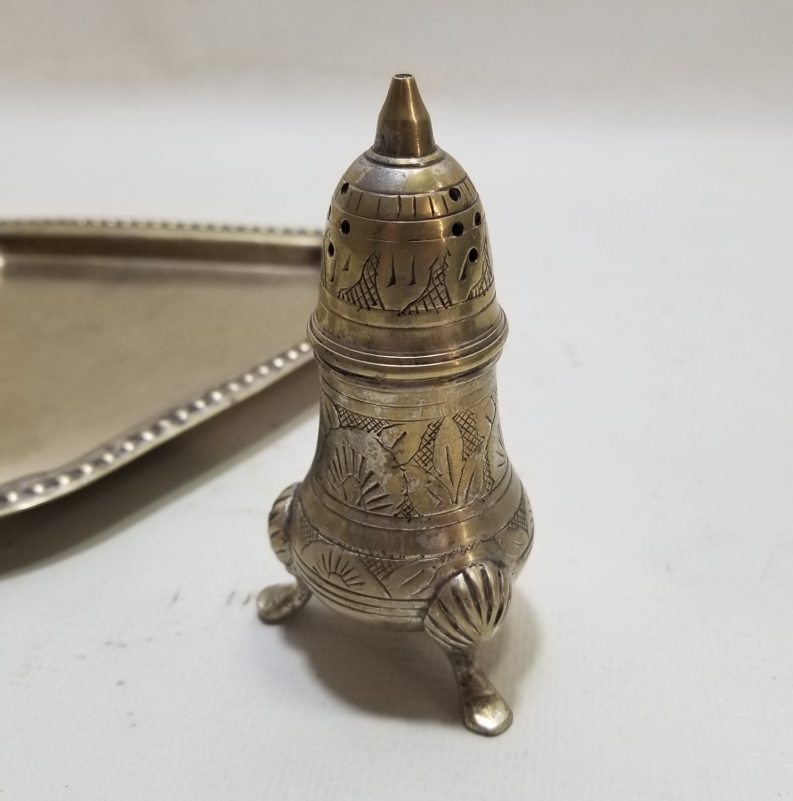 GÜMÜŞ KAPLAMA ANTİKA BAHARAT TAKIMI