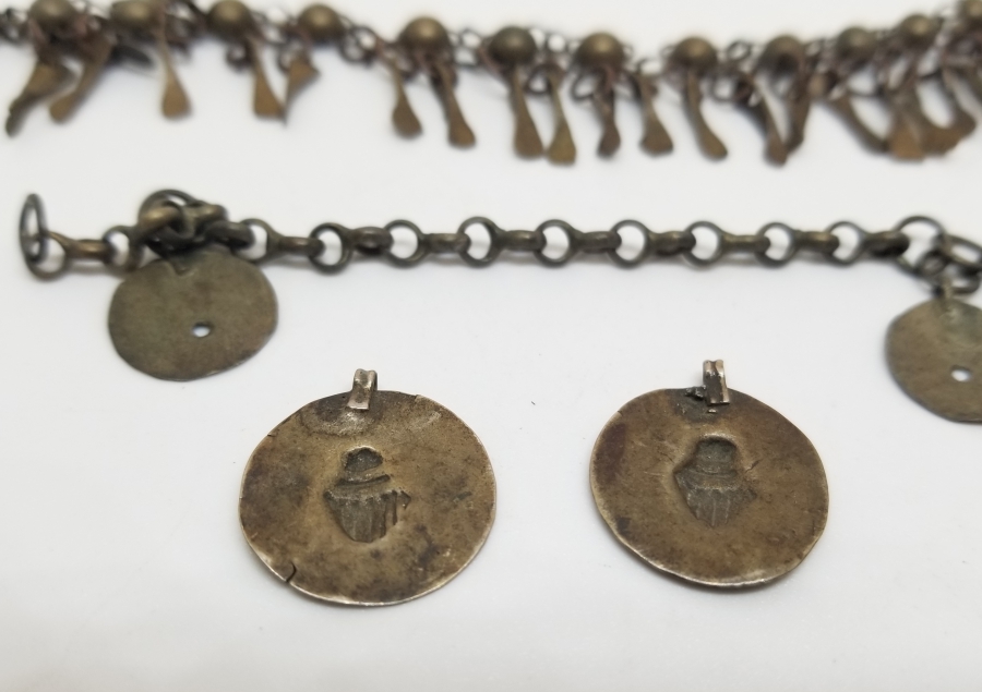 OSMANLI DÖNEMİ GÜMÜŞ TAKI PARÇALARI