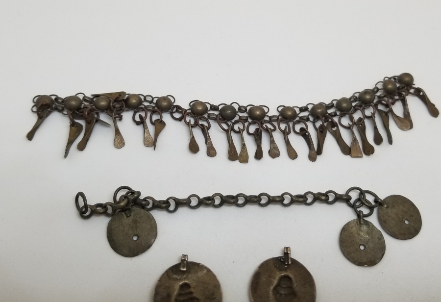 OSMANLI DÖNEMİ GÜMÜŞ TAKI PARÇALARI