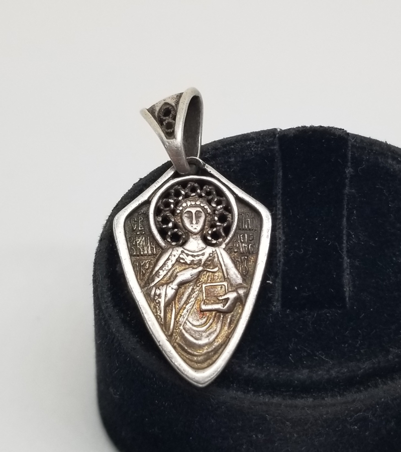 ÖZEL YAPIM RUS GÜMÜŞ HRİSTİYAN KOLYE