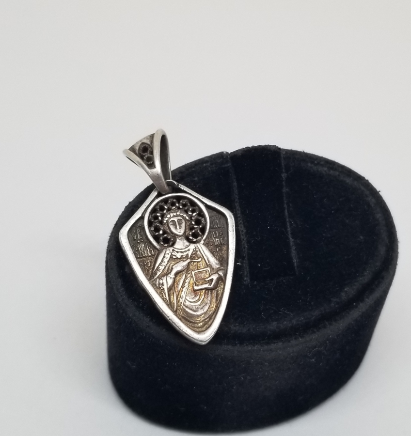 ÖZEL YAPIM RUS GÜMÜŞ HRİSTİYAN KOLYE