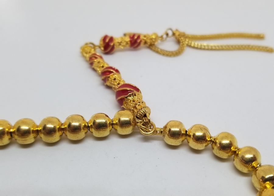 MİNE İŞÇİLİKLİ ALTIN KAPLAMA TESPİH