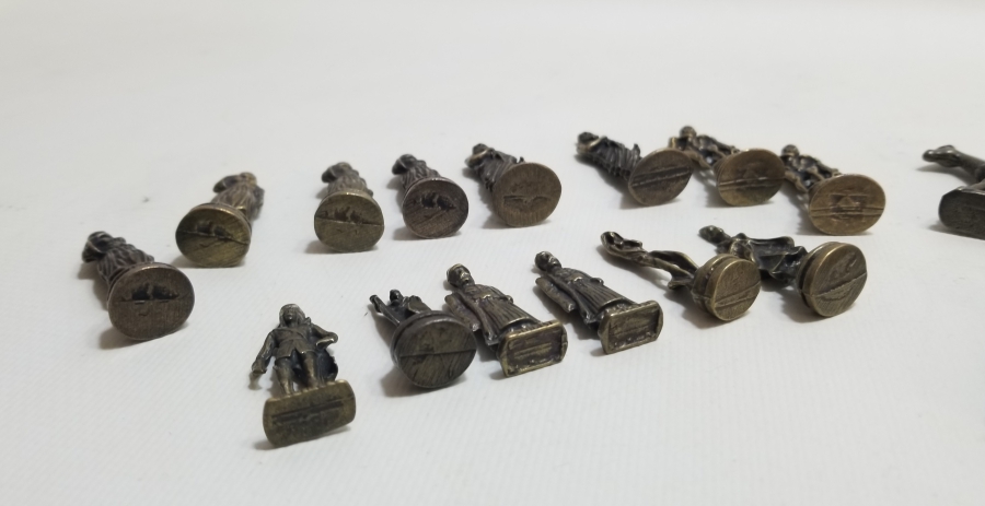 DEKORATİF PİRİNÇ OBJE LOTU