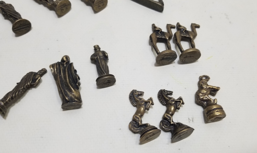 DEKORATİF PİRİNÇ OBJE LOTU