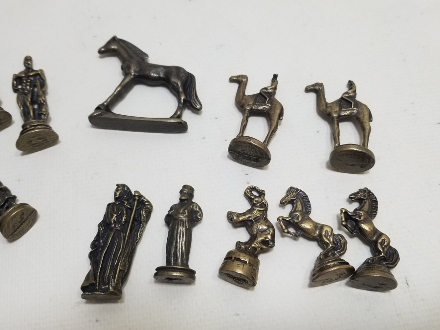 DEKORATİF PİRİNÇ OBJE LOTU