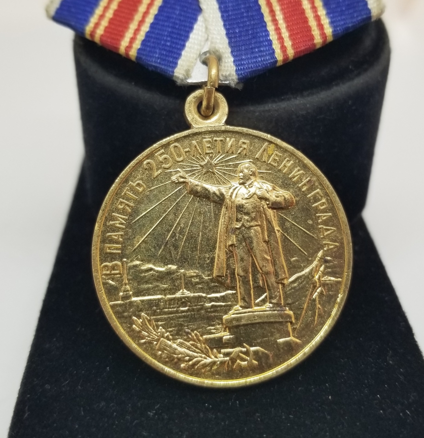 ORİJİNAL ASKISIYLA ALTIN KAPLAMA SOVYET RUSYA MADALYA