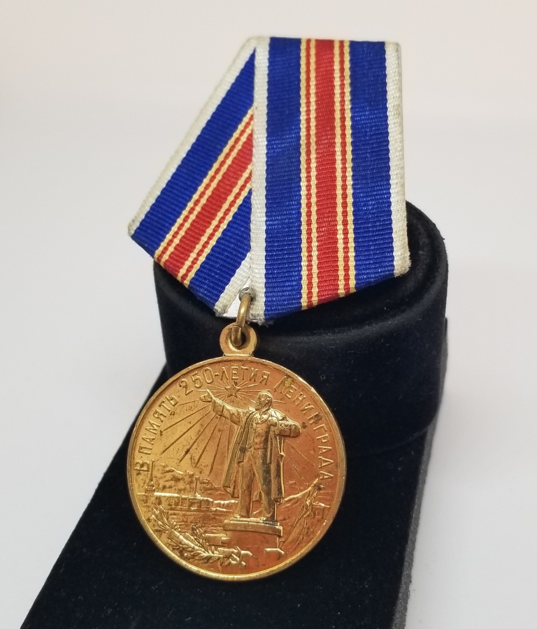 ORİJİNAL ASKISIYLA ALTIN KAPLAMA SOVYET RUSYA MADALYA