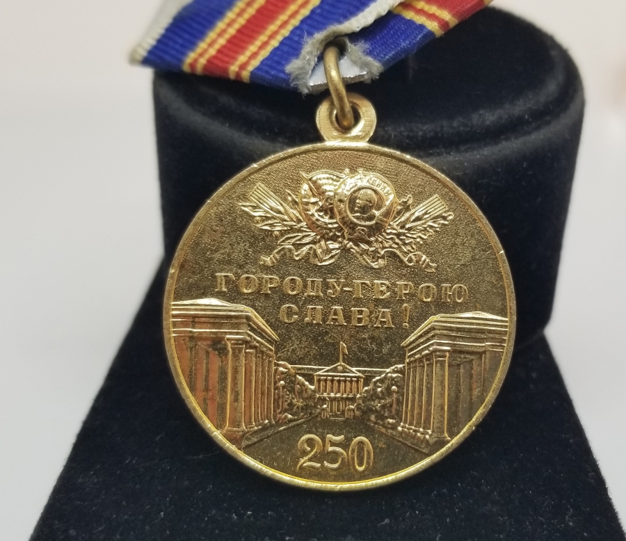 ORİJİNAL ASKISIYLA ALTIN KAPLAMA SOVYET RUSYA MADALYA