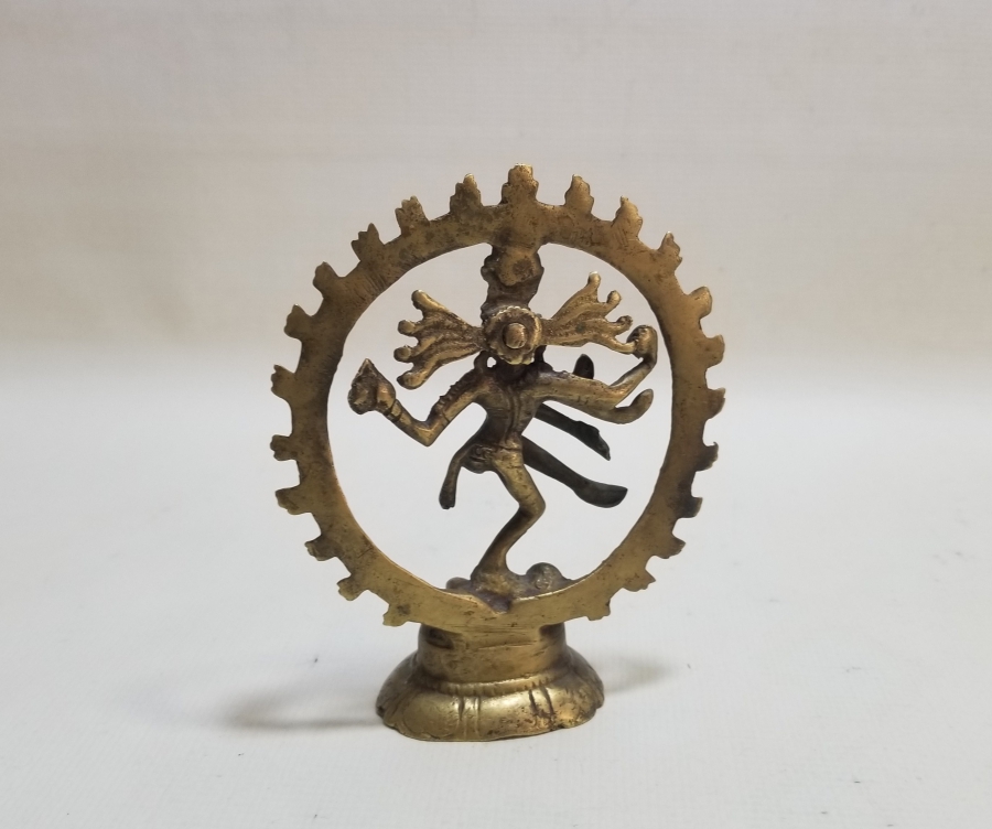 UZAKDOĞU YAPIMI DEKORATİF PİRİNÇ MASA ÜSTÜ OBJESİ