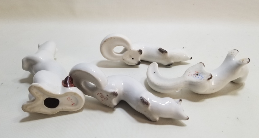 ANTİKA PORSELEN GELİNCİK BİBLOLARI TAKIMI