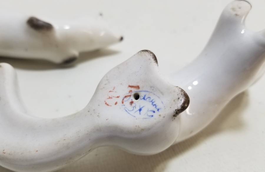 ANTİKA PORSELEN GELİNCİK BİBLOLARI TAKIMI