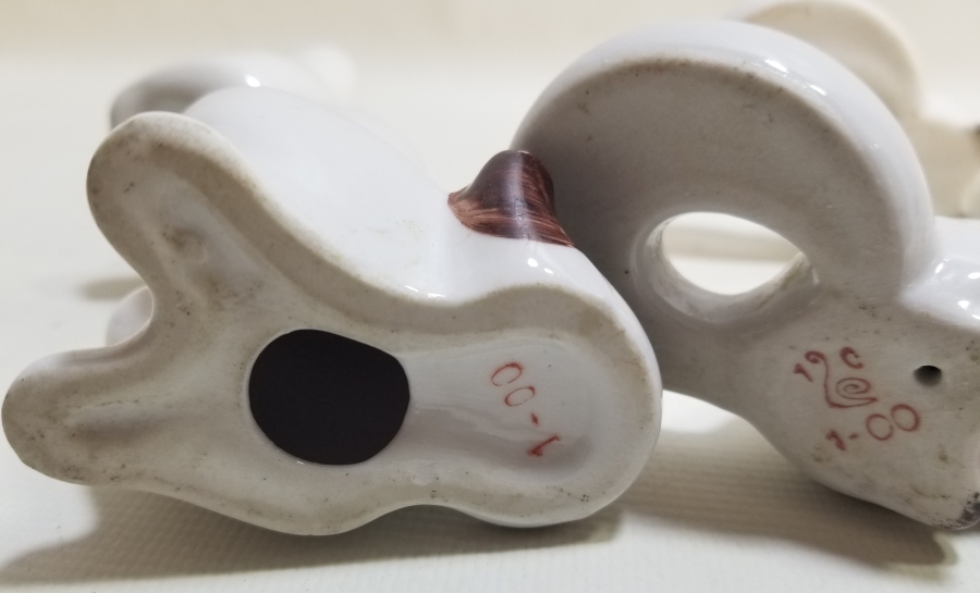 ANTİKA PORSELEN GELİNCİK BİBLOLARI TAKIMI