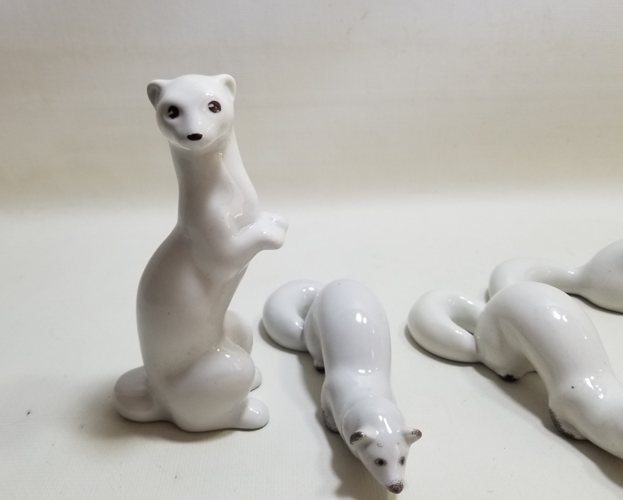 ANTİKA PORSELEN GELİNCİK BİBLOLARI TAKIMI