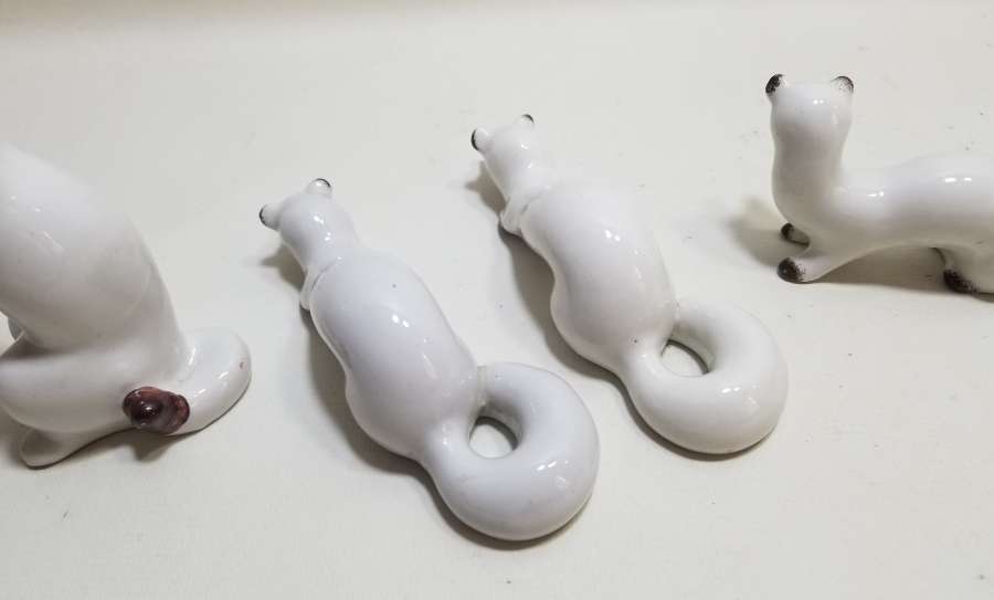 ANTİKA PORSELEN GELİNCİK BİBLOLARI TAKIMI