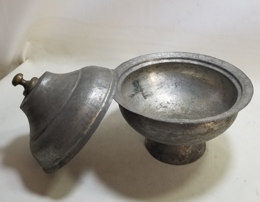 OSMANLI DÖNEMİ NADİR TİPTE KAPAKLI BAKIR HOŞAF KASESİ