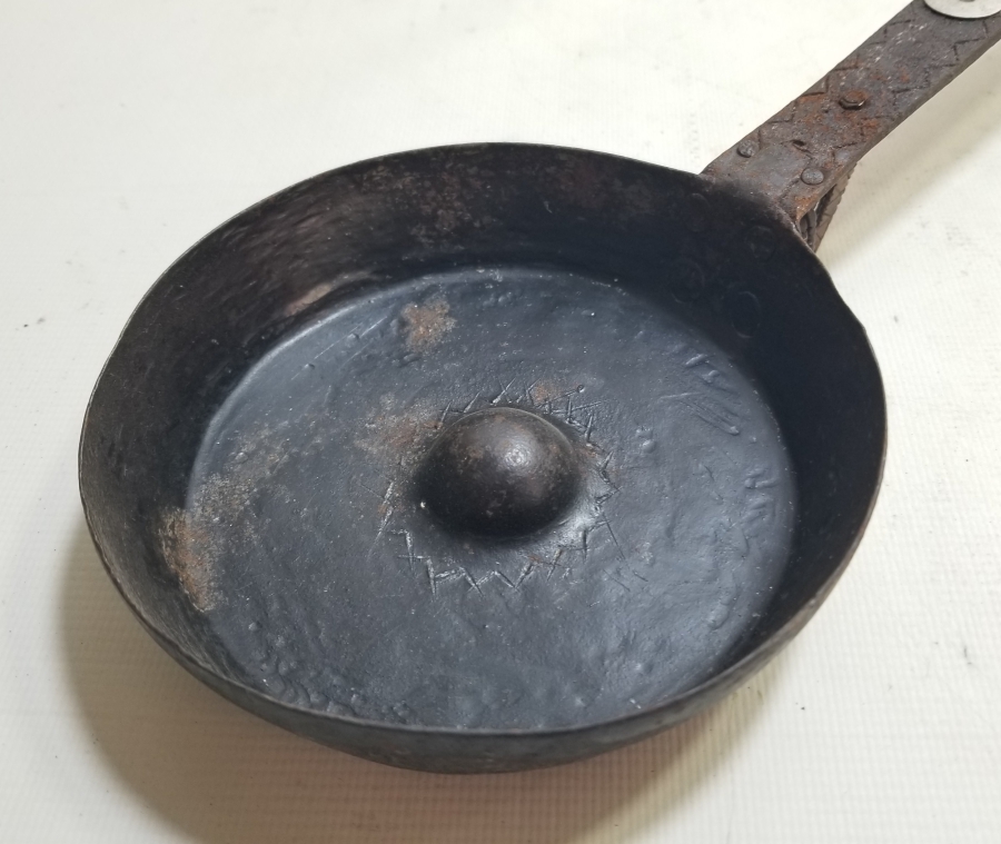 NADİR TİPTE OSMANLI DÖNEMİ CİNGİLLI TEKKE İŞİ KADİRİ GÜLLÜ KAHVE KAVURMA TAVASI