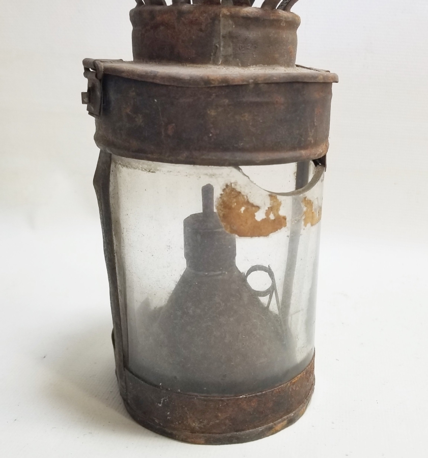 OSMANLI DÖNEMİ EL YAPIMI İDARE LAMBASI - GAZ LAMBASI