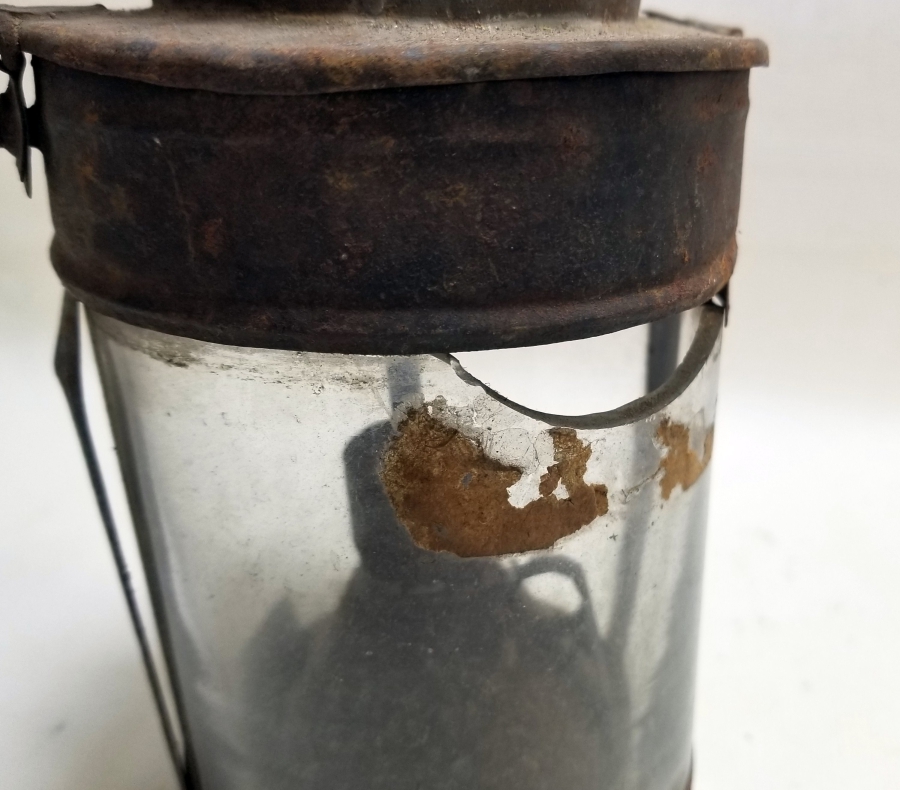 OSMANLI DÖNEMİ EL YAPIMI İDARE LAMBASI - GAZ LAMBASI