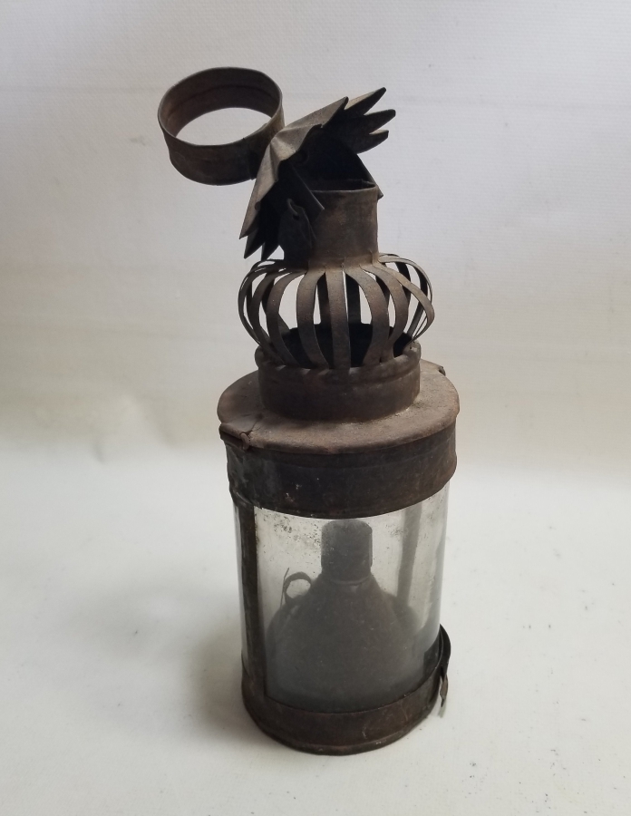 OSMANLI DÖNEMİ EL YAPIMI İDARE LAMBASI - GAZ LAMBASI