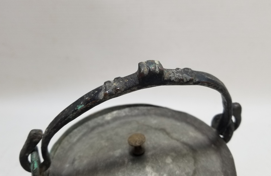 OSMANLI DÖNEMİ KAPAKLI BAKIR YOĞURT BAKRACI