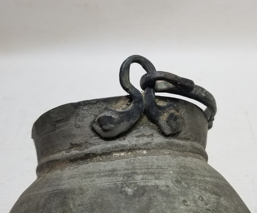 OSMANLI DÖNEMİ KAPAKLI BAKIR YOĞURT BAKRACI