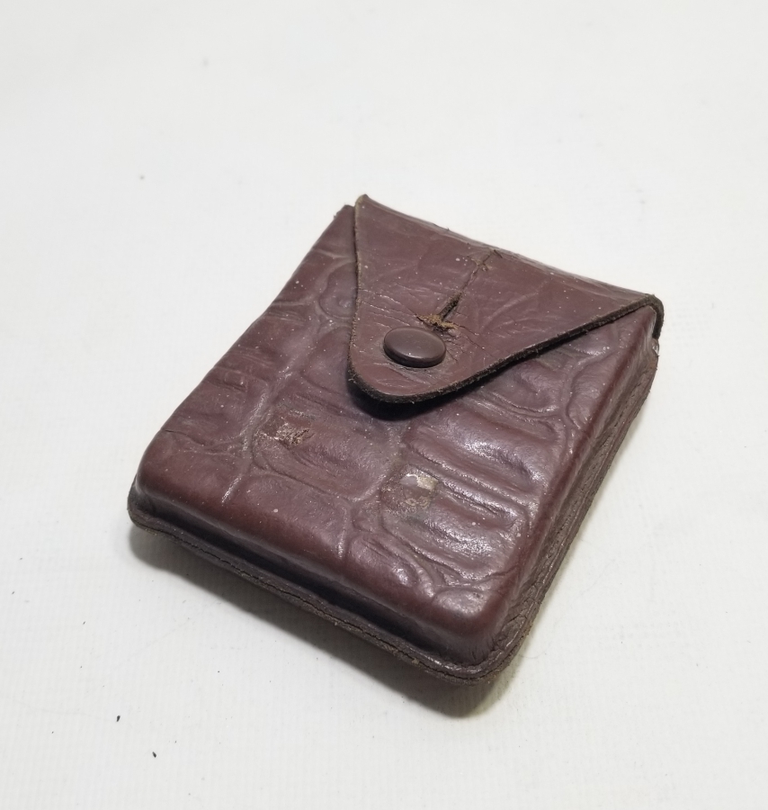 ORİJİNAL DERİ KILIFINDA ANTİKA ASKERİ PUSULA