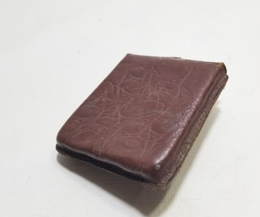 ORİJİNAL DERİ KILIFINDA ANTİKA ASKERİ PUSULA