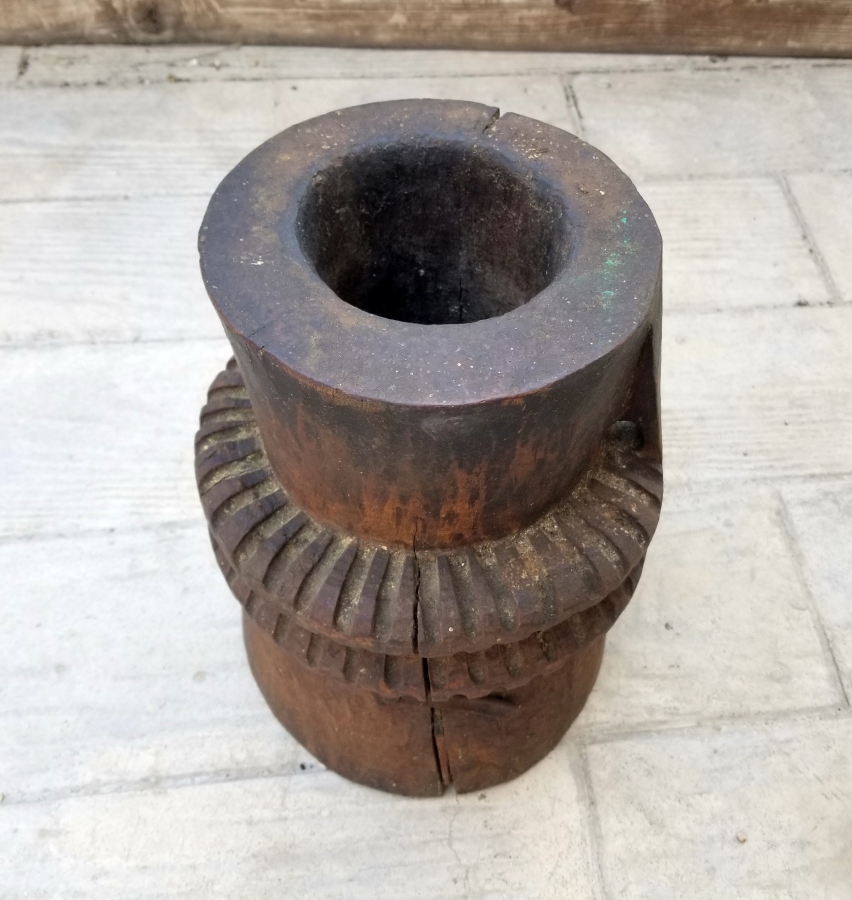 OSMANLI DÖNEMİ EL YAPIMI AHŞAP DİBEK