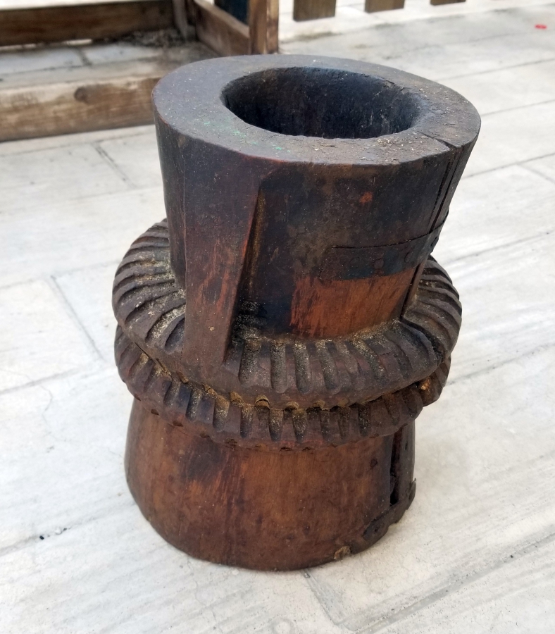 OSMANLI DÖNEMİ EL YAPIMI AHŞAP DİBEK