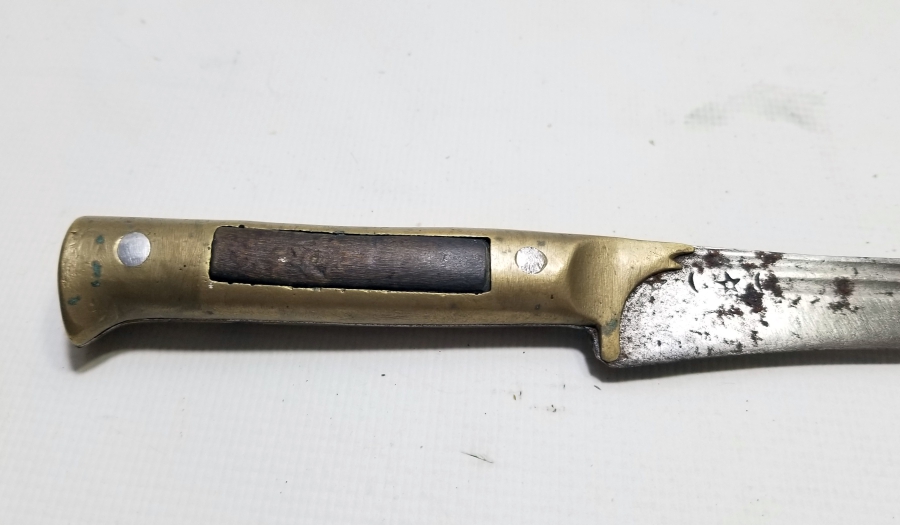 ÜZERİ AY YILDIZ FİGÜRLÜ OSMANLI DÖNEMİ BİTİRİM KAMASI - KABADAYI SALLAMASI