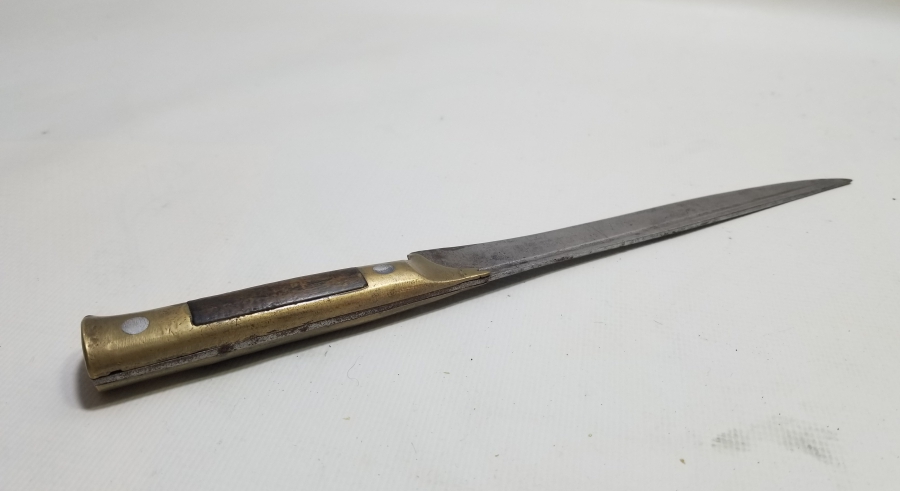 ÜZERİ AY YILDIZ FİGÜRLÜ OSMANLI DÖNEMİ BİTİRİM KAMASI - KABADAYI SALLAMASI