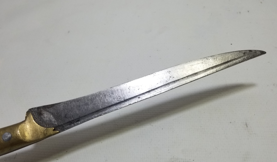 ÜZERİ AY YILDIZ FİGÜRLÜ OSMANLI DÖNEMİ BİTİRİM KAMASI - KABADAYI SALLAMASI